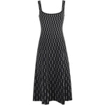 Abito midi ellison in nero staud - donna 