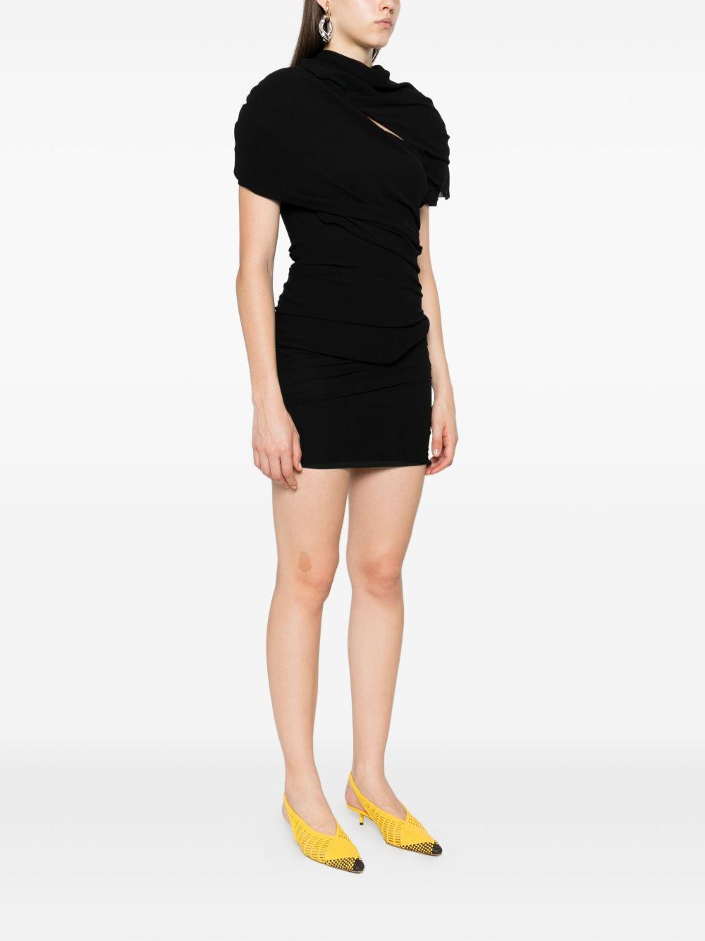 Abito mini la robe castagna in nero Jacquemus - donna 