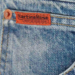 Jeans con design patchwork in blu Martine rose - uomo 