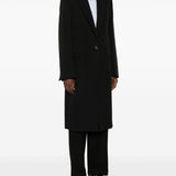 Cappotto sartoriale monopetto in nero Toteme - donna 