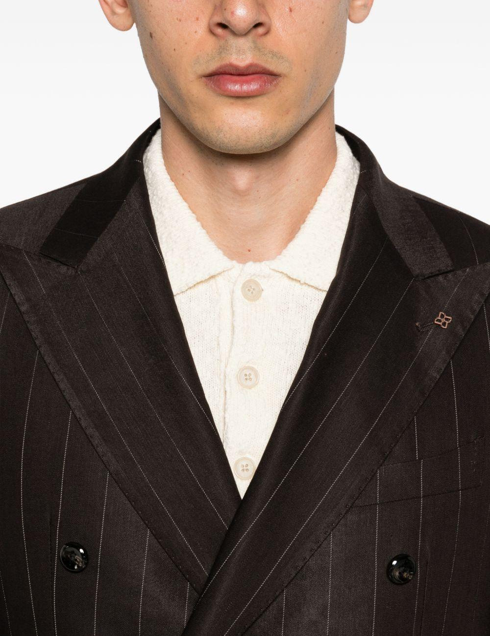 Completo doppiopetto in marrone Tagliatore - uomo 