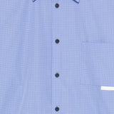 Camicia a quadri in blu Gr10k replicated - uomo 