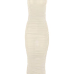 Abito midi drappeggiato in beige Wolford - donna 