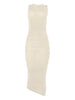 Abito midi drappeggiato in beige Wolford - donna