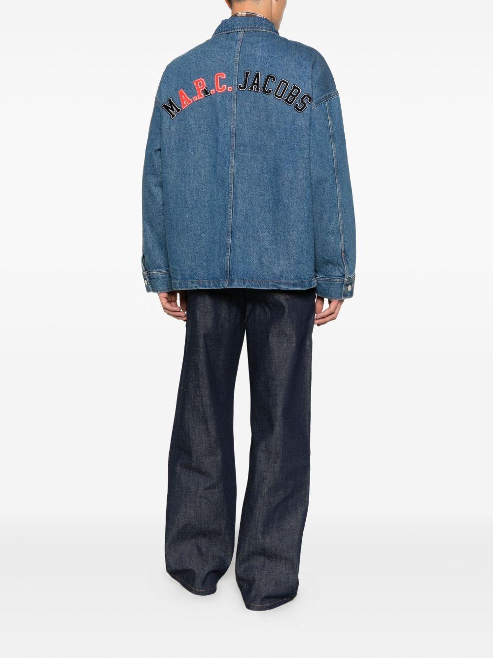Giacca denim in cotone in blu A.P.C. X marc jacobs - unisex 