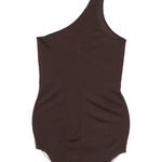 Top monospalla in marrone Rick owens lilies - donna 