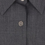 Camicia con colletto button-down in grigio The latest - donna 