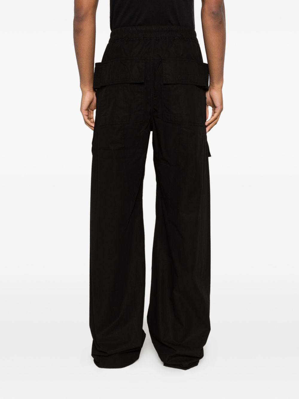 Pantaloni cargo in nero Rick owens drkshdw - uomo 