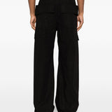Pantaloni cargo in nero Rick owens drkshdw - uomo 