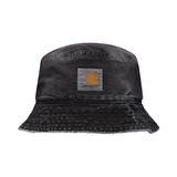 cappello a pescatore in denim nero carhartt wip - unisex 