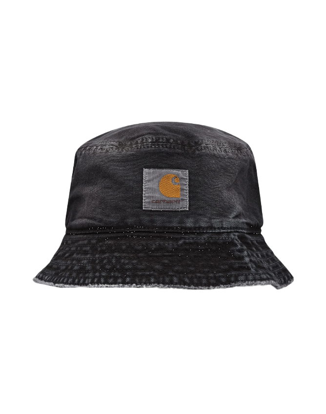 cappello a pescatore in denim nero carhartt wip - unisex 