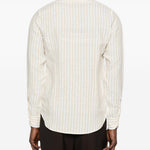 Camicia a righe in beige Eleventy - uomo 