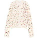 Cardigan a fiori in beige Magda butrym - donna 