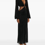 Abito con dettagli cut-out lumiere in nero Oséree - donna 