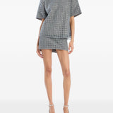 T-shirt con decorazione in grigio Rotate - donna 