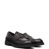 Mocassini con logo in nero Mm6 maison margiela - uomo 