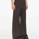 Pantaloni con zip in grigio Rick Owens - uomo 