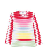 T-shirt a maniche lunghe a righe Comme des garcons comme des garcons - donna 