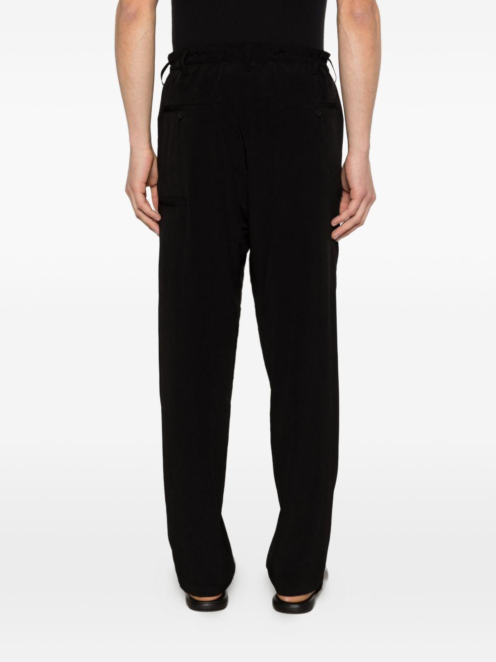Pantaloni con bottoni in nero Yohji yamamoto - uomo 