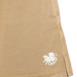 Pantaloncini con logo stampato in marrone Ranra - uomo 