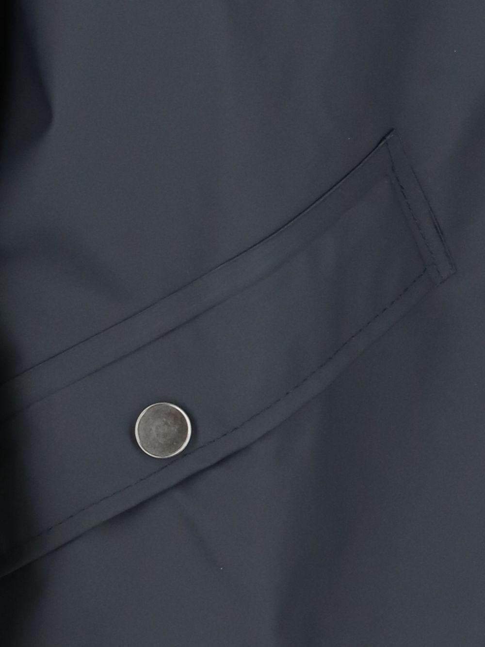 Giacca impermeabile con cappuccio in blu Rains - uomo 