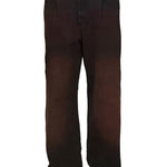 Jeans boyfriend a gamba ampia  in marrone Song for the mute - uomo 