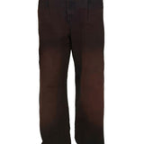 Jeans boyfriend a gamba ampia  in marrone Song for the mute - uomo 