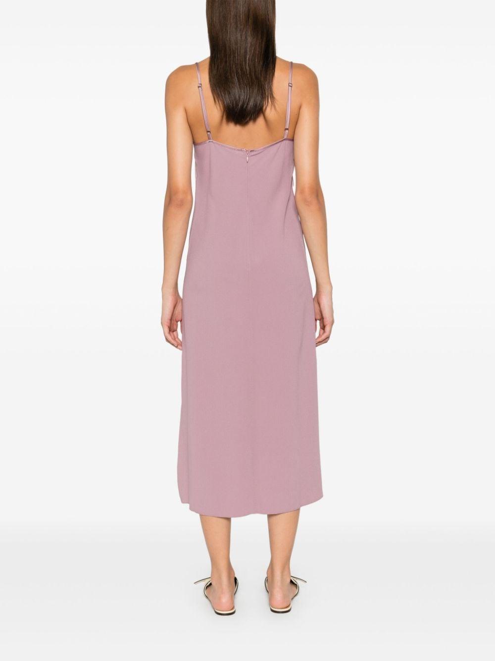 Abito midi satinato in lilla Forte forte - donna 