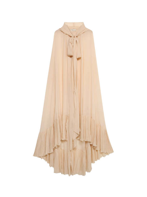 Top lungo con cappuccio in beige Blumarine - donna 