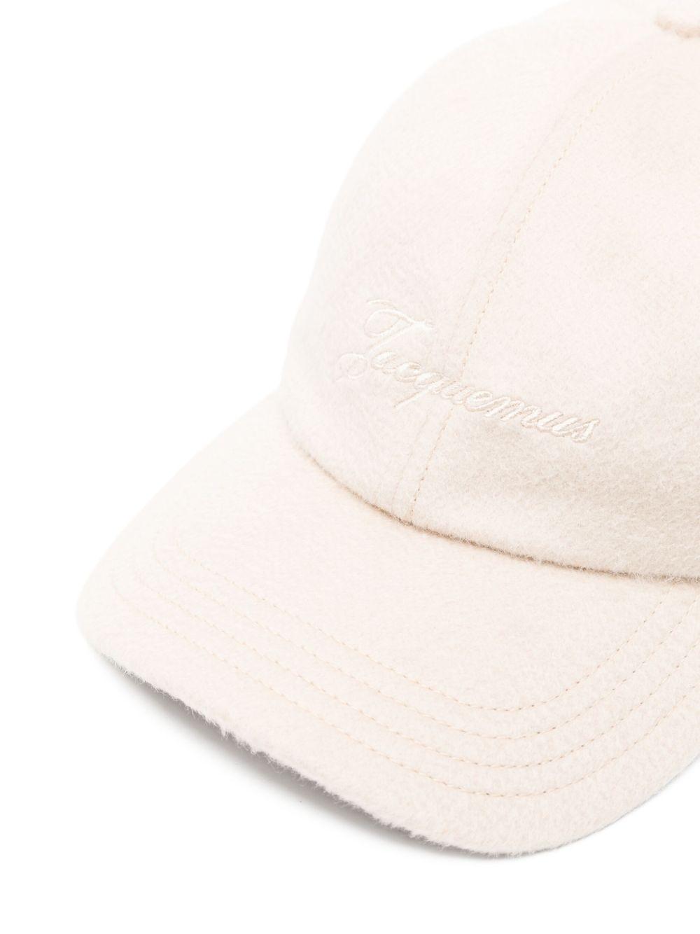 Cappello la casquette cachemiro in beige Jacquemus - unisex 