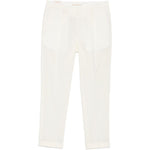 Pantaloni Tibero con pieghe pressate in bianco Briglia 1949 - uomo 