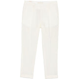 Pantaloni Tibero con pieghe pressate in bianco Briglia 1949 - uomo 