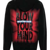 Felpa Blow Your Mind con stampa in nero - uomo 