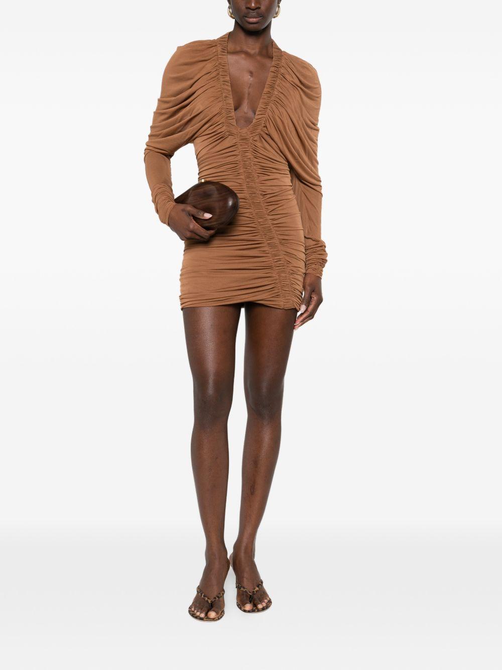 Abito mini a maniche lunghe orion in beige Christopher esber - donna 