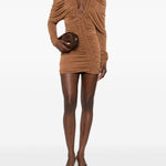 Abito mini a maniche lunghe orion in beige Christopher esber - donna 