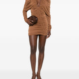 Abito mini a maniche lunghe orion in beige Christopher esber - donna 