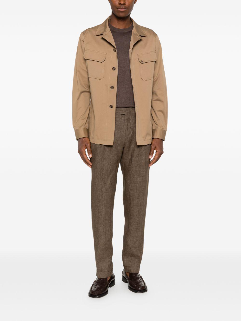 Pantaloni con regolazioni laterali in marrone Briglia 1949 - uomo 