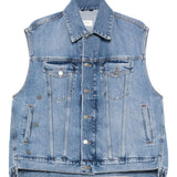 Gilet denim in blu Haikure - donna 