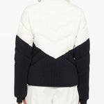 Giacca da sci bicolore in bianco e nero Perfect moment - donna 