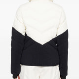 Giacca da sci bicolore in bianco e nero Perfect moment - donna 
