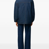 Giacca con tasche in blu AMI Paris - unisex 