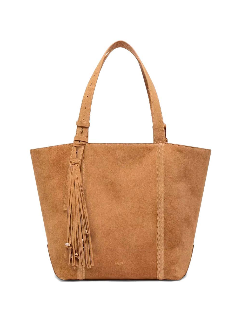 Borsa TOTE shopping 24.7 in pelle scamosciata beige Golden Goose - donna 