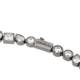 Collana con cristalli misti in argento Darkai - unisex 