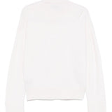 Maglione girocollo asimmetrico in bianco Laneus - donna 