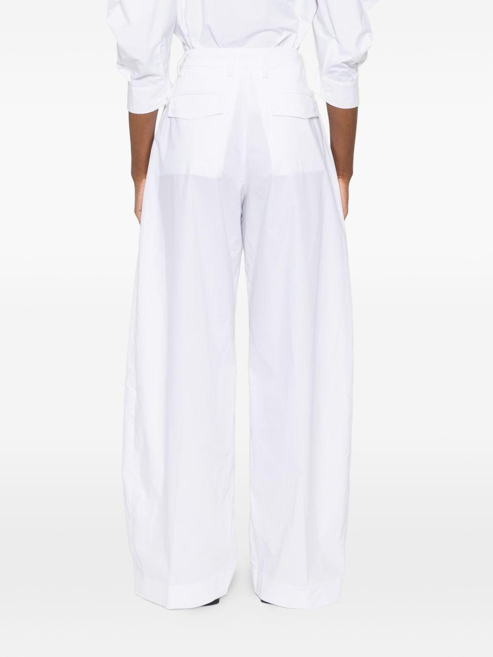 Pantaloni Billie con pieghe in bianco The latest - donna 