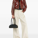 Giacca doppio petto in vernice in marrone Diesel - donna 