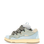 Sneakers con lacci in azzurro Lanvin - uomo 