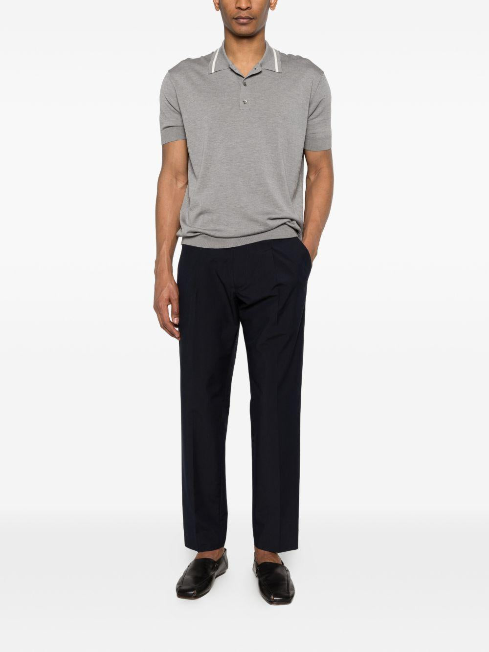 pantaloni donald in blu grayed - uomo 