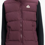 Gilet imbottito con cappuccio spoutnic in viola Pyrenex - unisex 