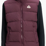 Gilet imbottito con cappuccio spoutnic in viola Pyrenex - unisex 
